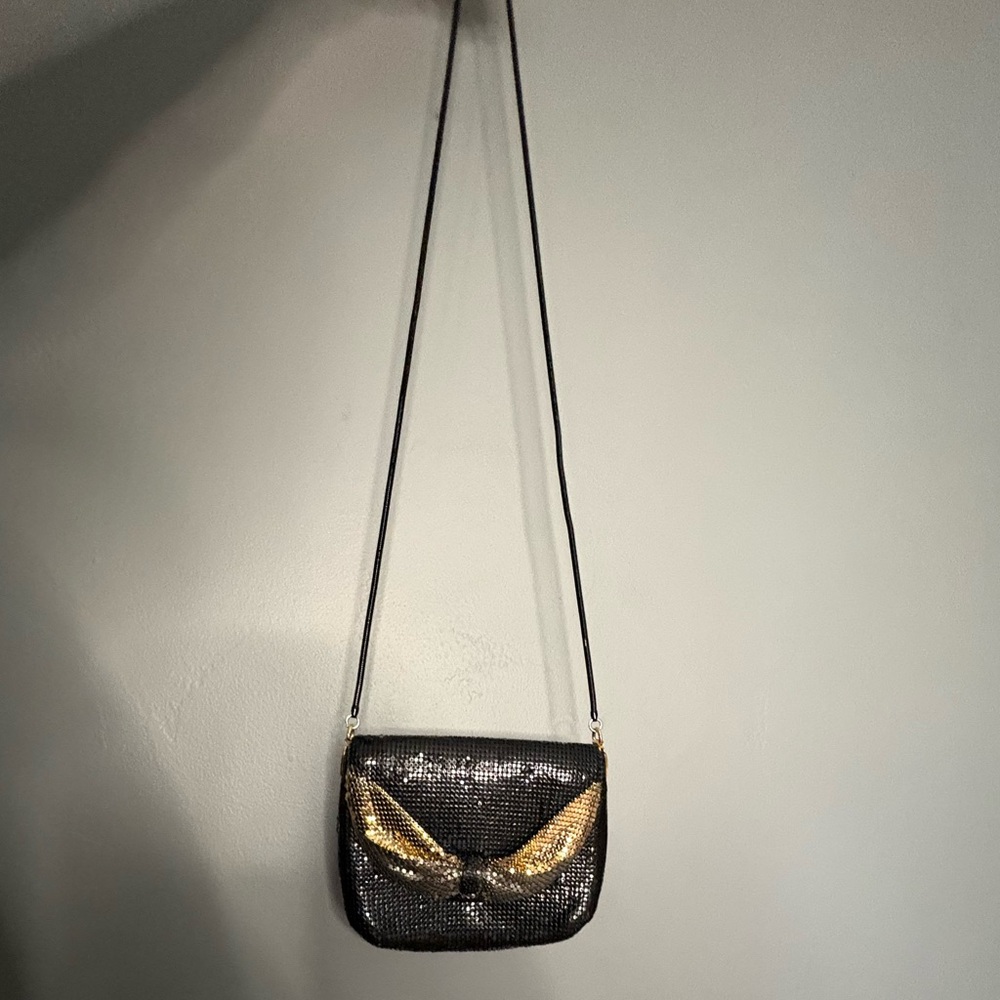 Regal Black Mesh Bag
